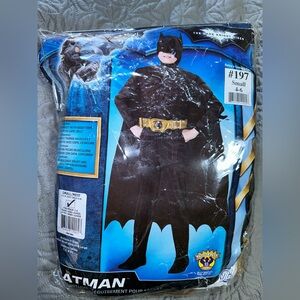 Batman boys Kids Costume with Gold Belt